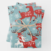 Cooles Rentier-Wrapping-Papier-Flachblatt-Set 3 Geschenkpapier Set (Beispiel)