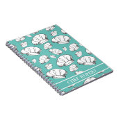 Cooles Restaurant Koch Hats und Zuhause Koch Notizblock (Rechte Seite)