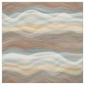 Cooles Retro-Abstraktes Artistisches Wave-Muster Stoff (Muster)