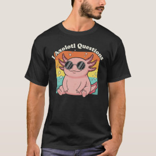 Cooles Retro-Axolotl-lustiges Pun-Design T-Shirt