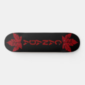 Cooles Retro Canada Maple Leaf Skateboard (Horizontal)