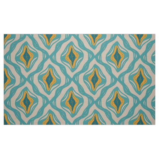 Cooles Retro-Farbstoff Vintag nahtloses Gewebe Stoff (Fat Quarter (45,7 x 55,9 cm))