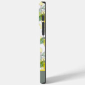Cooles Retro-Gelbes Schwarzlemonenmuster Case-Mate iPhone Hülle (Rückseite / Links)
