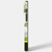 Cooles Retro-Gelbes Schwarzlemonenmuster Case-Mate iPhone Hülle (Rückseite / Links)