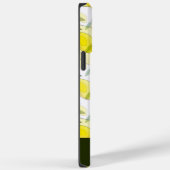 Cooles Retro-Gelbes Schwarzlemonenmuster Case-Mate iPhone Hülle (Rückseite / Rechts)