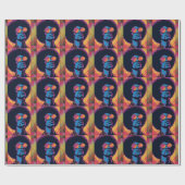 Cooles/Retro-Geschenkpapier Geschenkpapier (Flach)