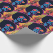 Cooles/Retro-Geschenkpapier Geschenkpapier (Ecke)
