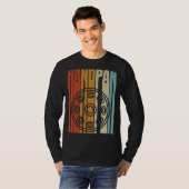 Cooles Retro-Handy-Player-Instrument T-Shirt (Vorne ganz)