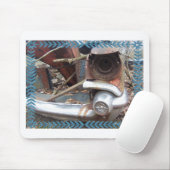 Cooles Retro-Junk-Fahrzeug Mousepad (Mit Mouse)