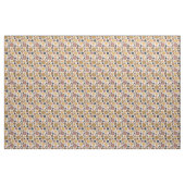 Cooles Retro-Mod-Muster Mitte des Jahrhunderts Stoff (Yard (91,4 cm))