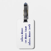 Cooles Retro-Musikkassettenband, Mixtapeele Gepäckanhänger (Rückseite vertikal)