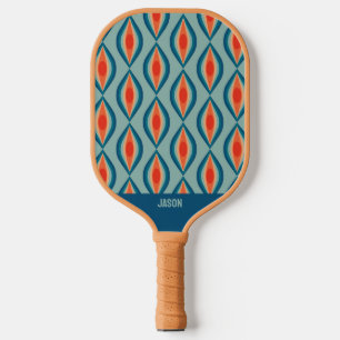 Cooles Retro-Muster-Pickleball-Paddel Pickleball Schläger