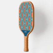 Cooles Retro-Muster-Pickleball-Paddel Pickleball Schläger (Links)
