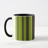 Cooles Retro Name-Grün Tasse (Links)