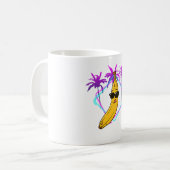 Cooles Retro-Party Kaffeetasse (Vorderseite Links)