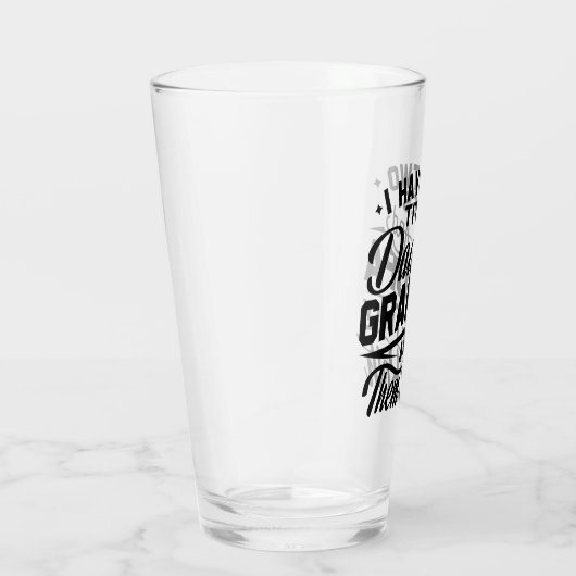 Cooles Retro-Style-Geschenk für neue Grandpas Glas (Rechts)