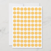 Cooles Retro Sunbury Streifen Pickleball Party Einladung (Rückseite)