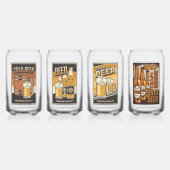 Cooles Retro-Vintage-Bier Dosenglas (Vorderseite)