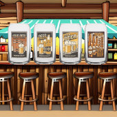 Cooles Retro-Vintages Bier Dosenglas