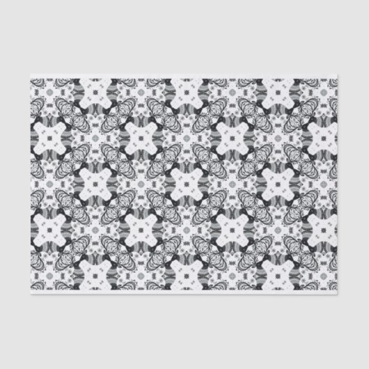 Cooles Retrodesign Seidenpapier (Vorderseite)