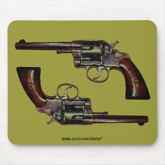 Cooles Revolver mousepad (Vorne)