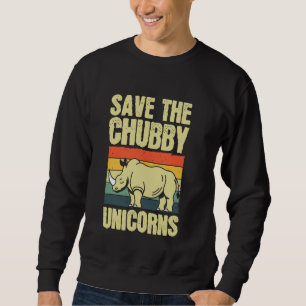Cooles Rhino-Design für Männer Frauen Kinder Rhino Sweatshirt