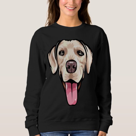 Cooles Rhodesian Ridgeback-Gesicht Sweatshirt (Vorderseite)