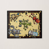 Cooles Roboter-Puzzlespiel Puzzle (Horizontal)