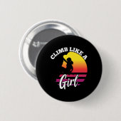 Cooles Rock Climbing Design Für Frauen Mädchen Kid Button (Vorne & Hinten)