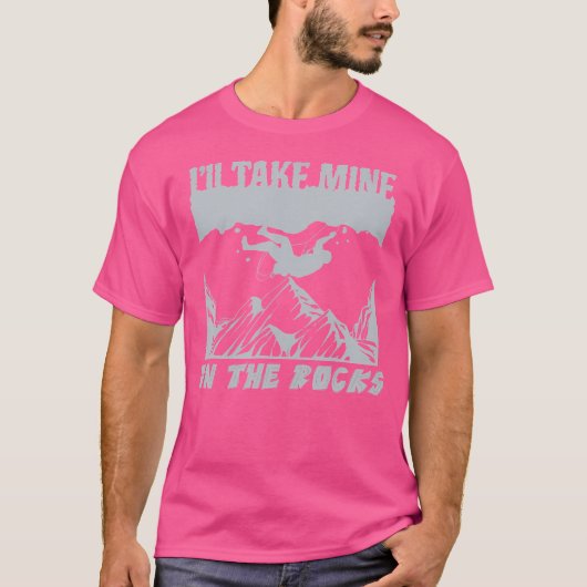 Cooles Rock Climbing Shirt Climber Boulding (Vorderseite)