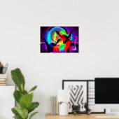 Cooles Rock Poster (Heimbüro)