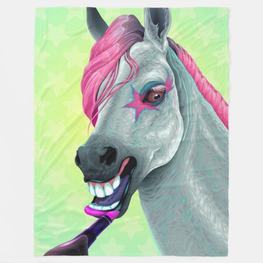 Cooles Rockstar Fleecedecke (Vorderseite)