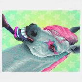 Cooles Rockstar Fleecedecke (Vorderseite (Horizontal))