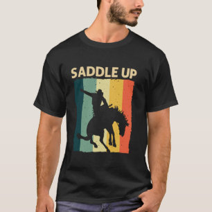 Cooles Rodeo für Männer Frauen Barrel Racing Pferd T-Shirt