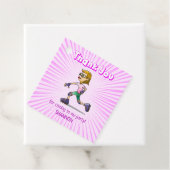 Cooles Roller-Mädchen Geschenkanhänger (Beispiel)