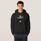 Cooles Rom Italien Kolosseum Souvenir Grafische T- Hoodie (Vorne ganz)