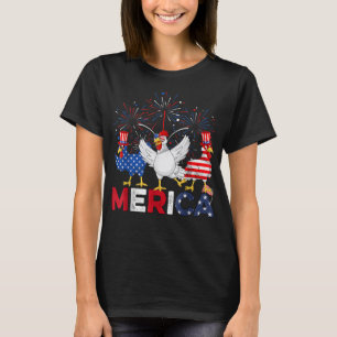 Cooles Rooster mit Sonnenbrille Vintages Huhn T-Shirt