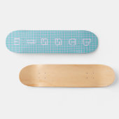 Cooles rosa Bussin Skateboard für Anfänger (Horizontal)