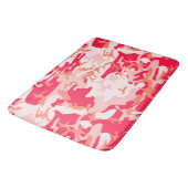 Cooles rosa Camouflage Muster Badematte (Schrägansicht)