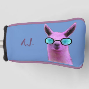 Cooles rosa Lama! Golf-Putter-Kopf-Abdeckung Golf Headcover