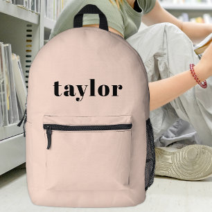 Cooles Rosa Modernes Minimalistisches Design Bedruckter Rucksack
