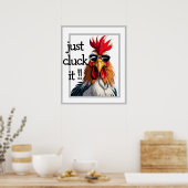 Cooles Roster-Poster, lustige Zitate Hühnerpuppe Poster (Küche)