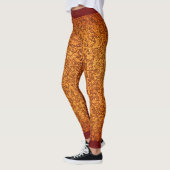 Cooles rotes Muster Leggings (Links)