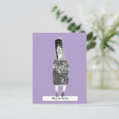 Cooles Rubber Hühnchen Postkarte (Stehend Vorderseite)