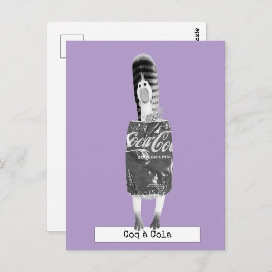 Cooles Rubber Hühnchen Postkarte (Vorne/Hinten)