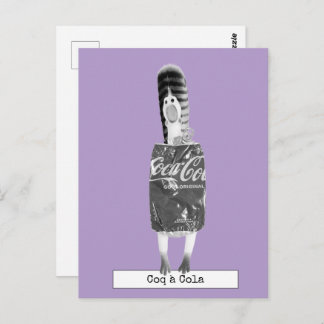 Cooles Rubber Hühnchen Postkarte