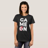 Cooles Rugby Graphic T-Shirts Game On (Vorne ganz)