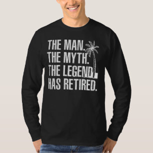 Cooles Ruhestand für Männer Großvater Vater Ruhend T-Shirt
