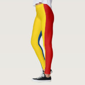 Cooles Rumänien - Flaggenmode Leggings (Links)