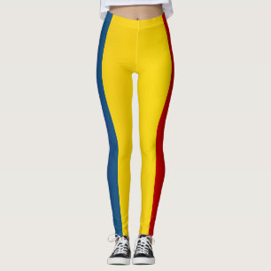 Cooles Rumänien - Flaggenmode Leggings